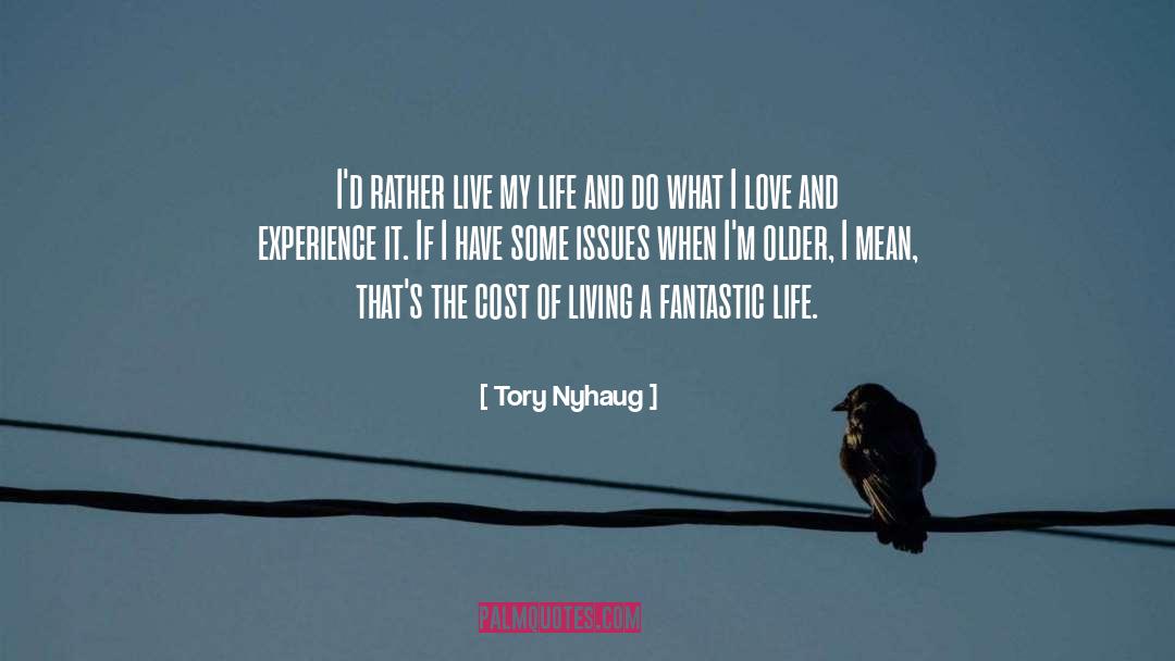 Living Simply quotes by Tory Nyhaug