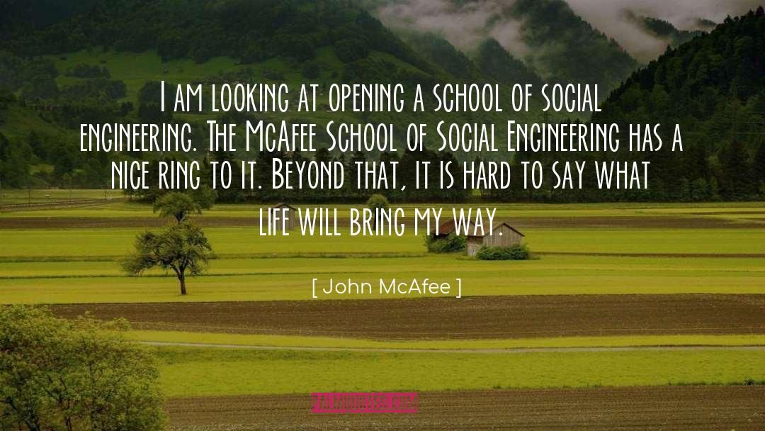 Living Social quotes by John McAfee