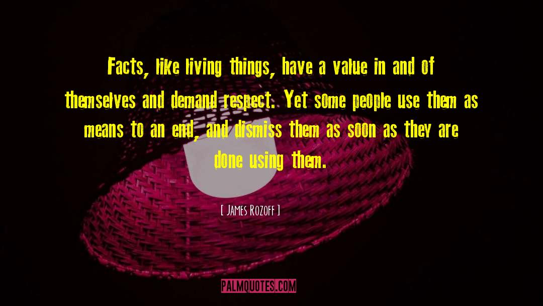 Living Things Humanity quotes by James Rozoff