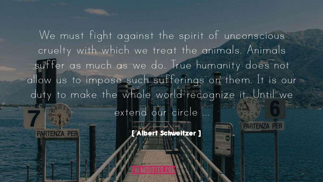 Living Things Humanity quotes by Albert Schweitzer
