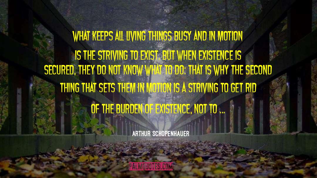 Living Things quotes by Arthur Schopenhauer