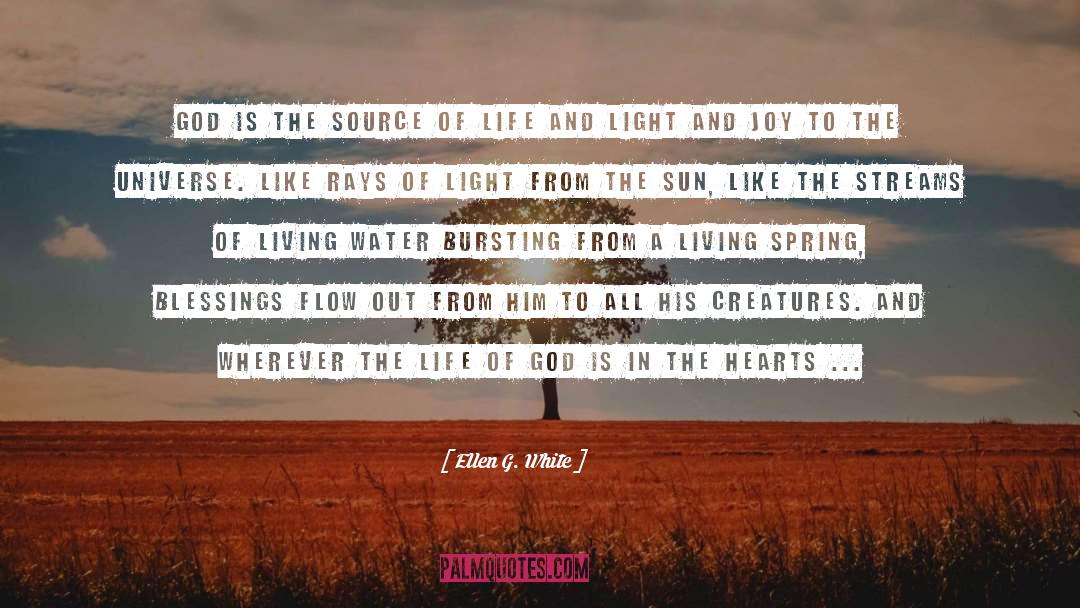 Living Water quotes by Ellen G. White