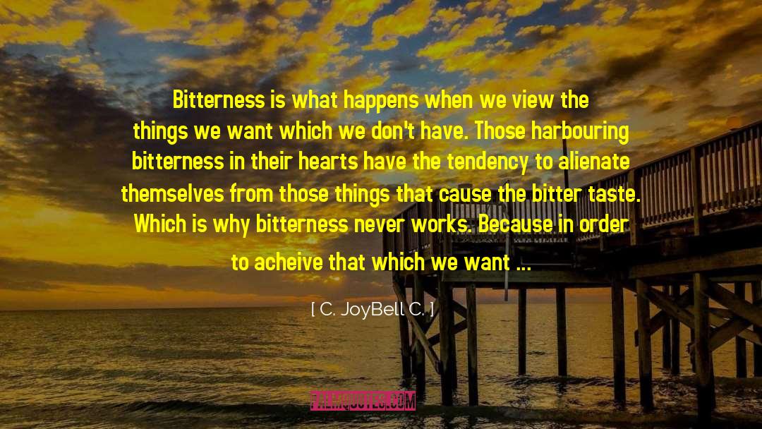 Living Wisdom quotes by C. JoyBell C.