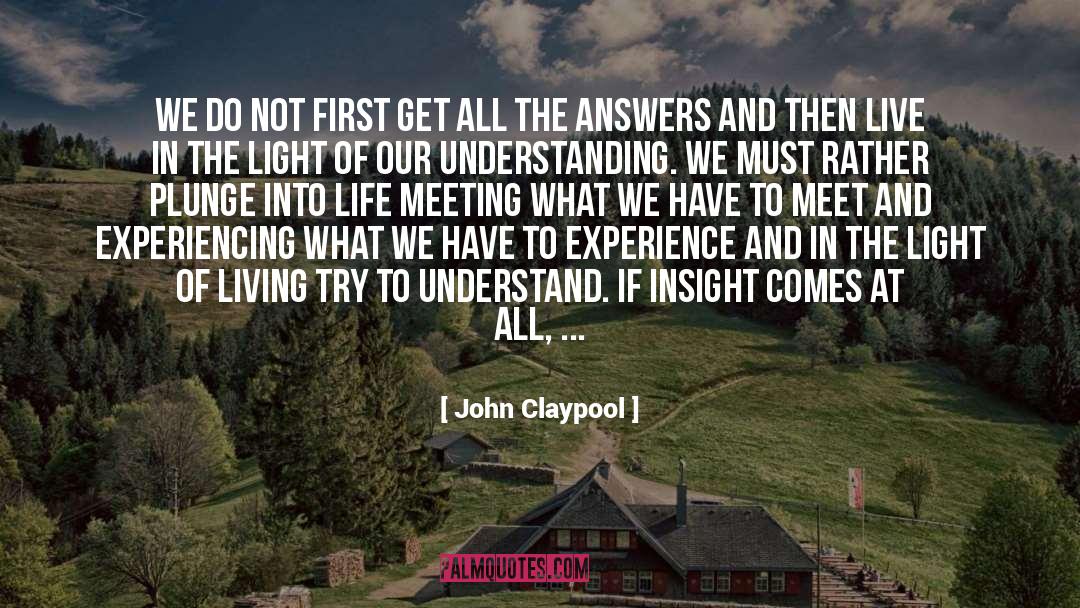 Living Wisdom quotes by John Claypool