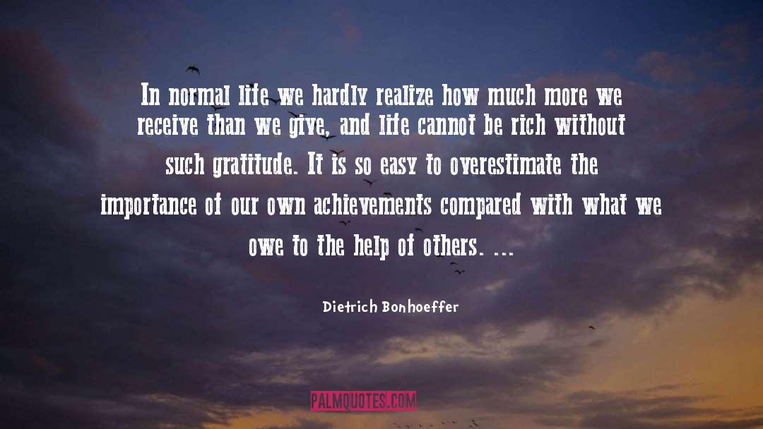 Living With Gratitude quotes by Dietrich Bonhoeffer