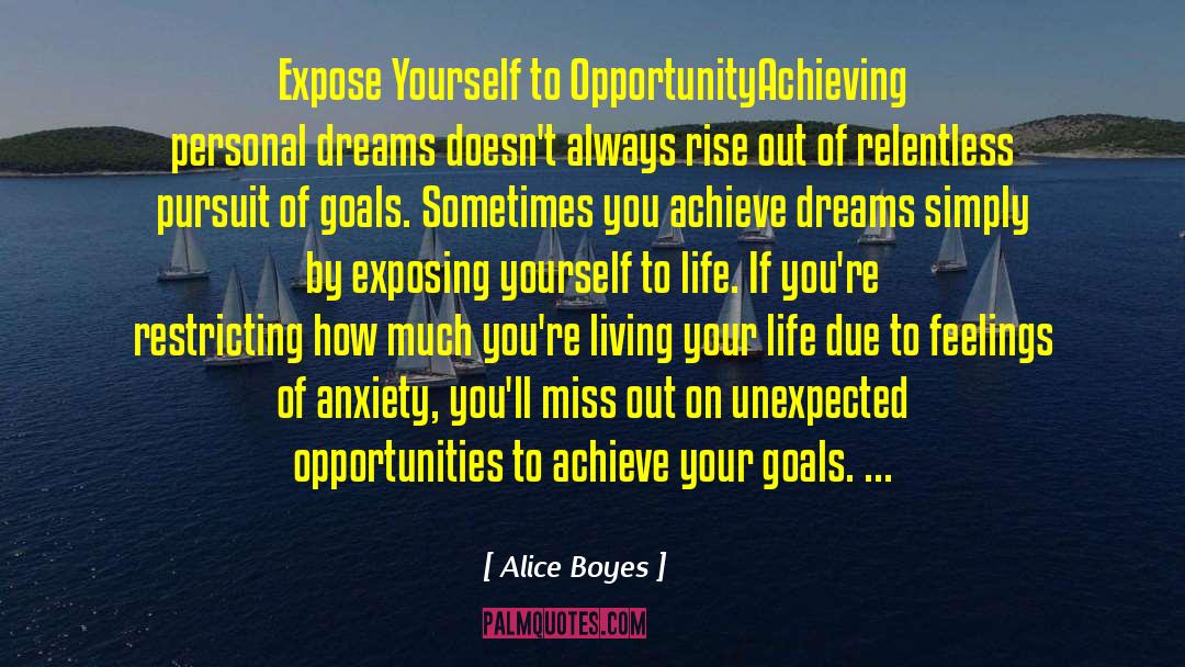 Living Your Life quotes by Alice Boyes