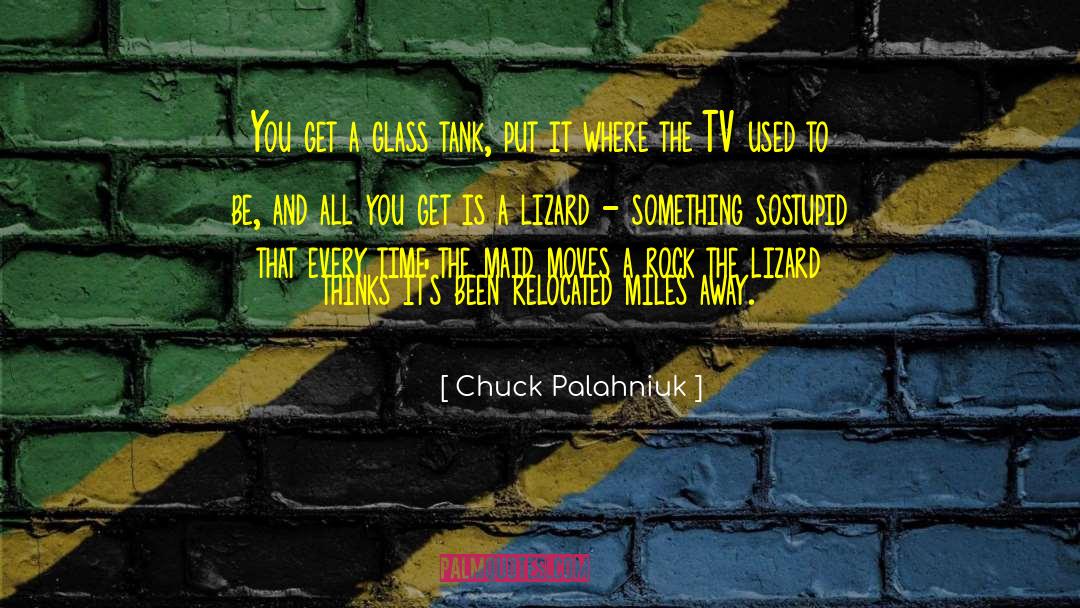 Lizard quotes by Chuck Palahniuk