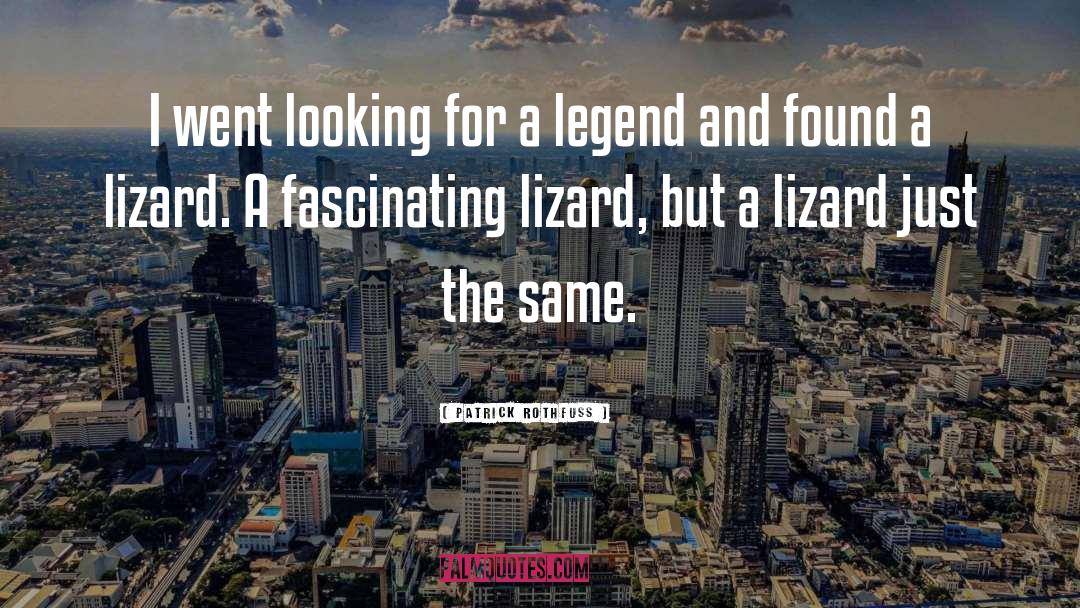 Lizard quotes by Patrick Rothfuss