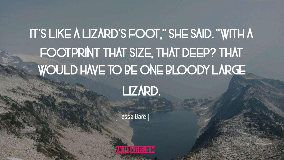 Lizard quotes by Tessa Dare