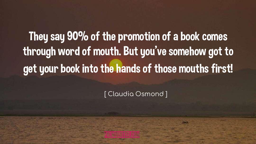 Lizmark Promotions quotes by Claudia Osmond