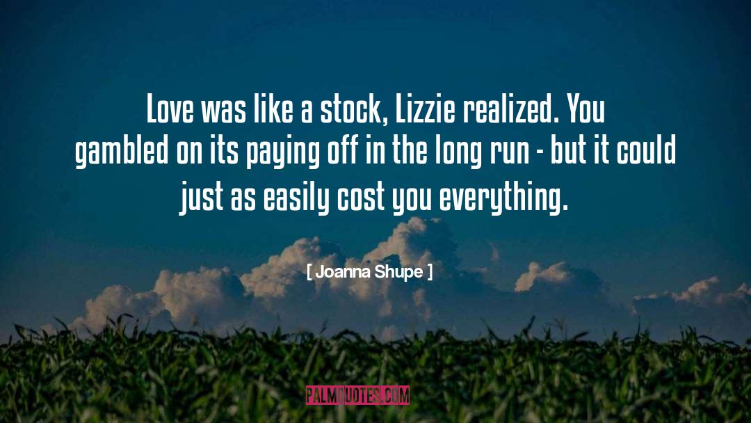 Lizzie Lovett quotes by Joanna Shupe