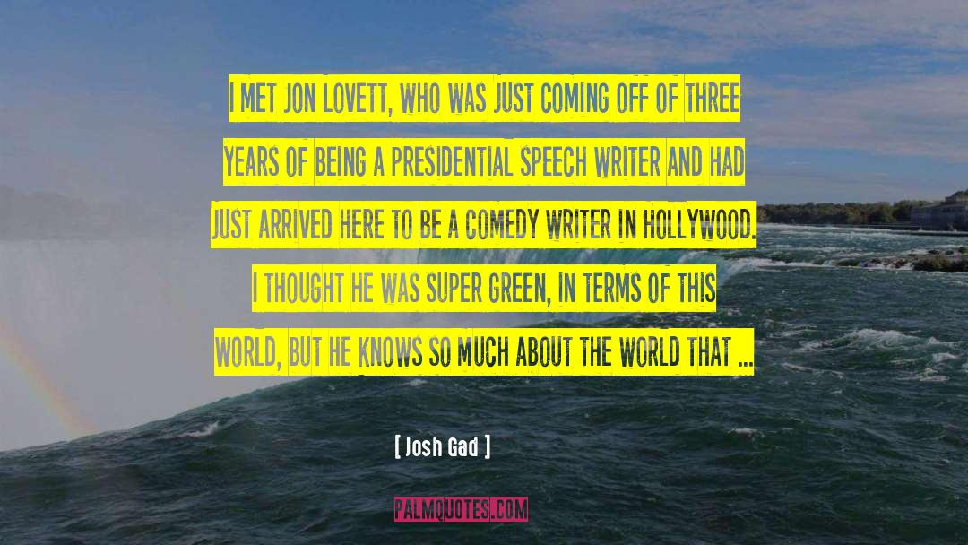Lizzie Lovett quotes by Josh Gad