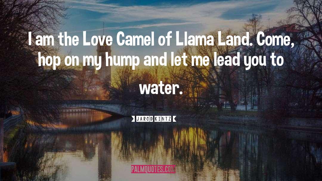 Llama quotes by Jarod Kintz