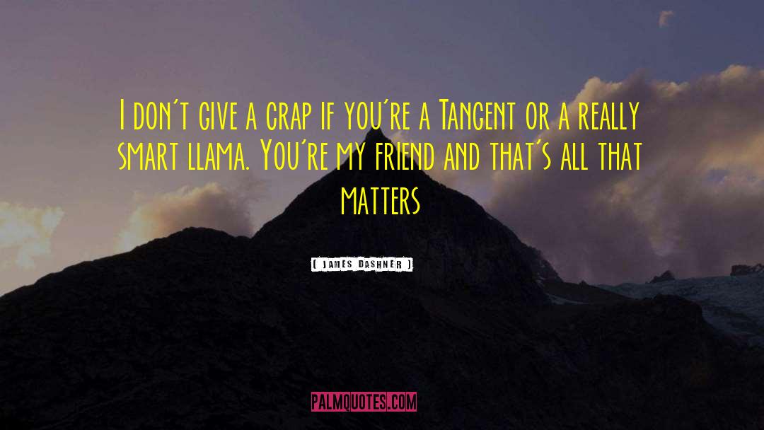 Llama quotes by James Dashner