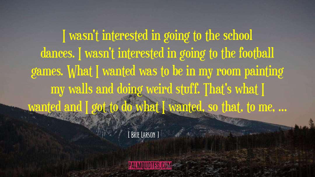 Llandysul School quotes by Brie Larson