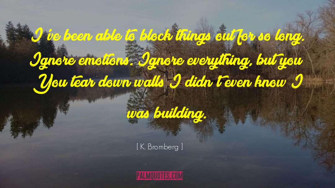 Lliw Building quotes by K. Bromberg