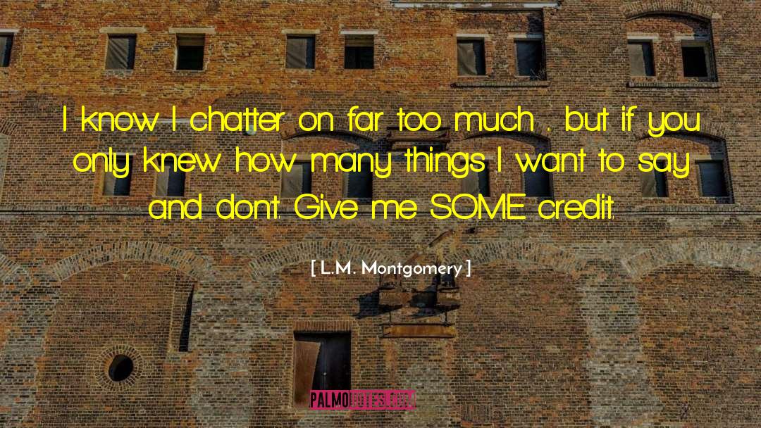 Lm quotes by L.M. Montgomery
