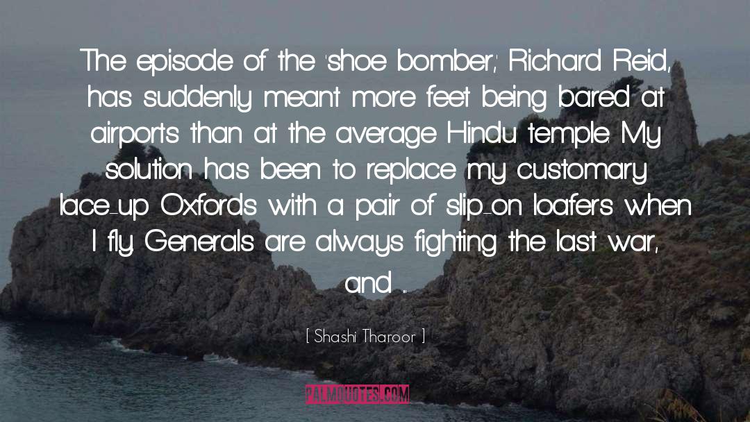 Loafers quotes by Shashi Tharoor