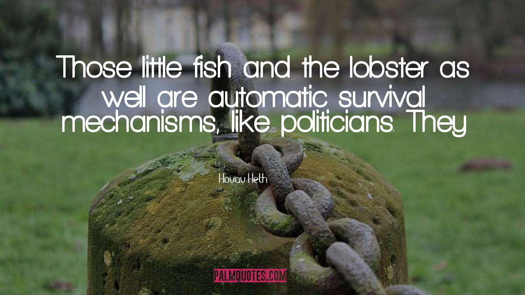 Lobster quotes by Hovav Heth