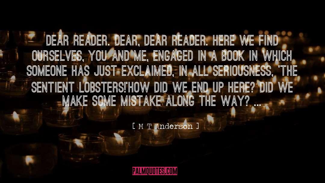Lobsters quotes by M T Anderson