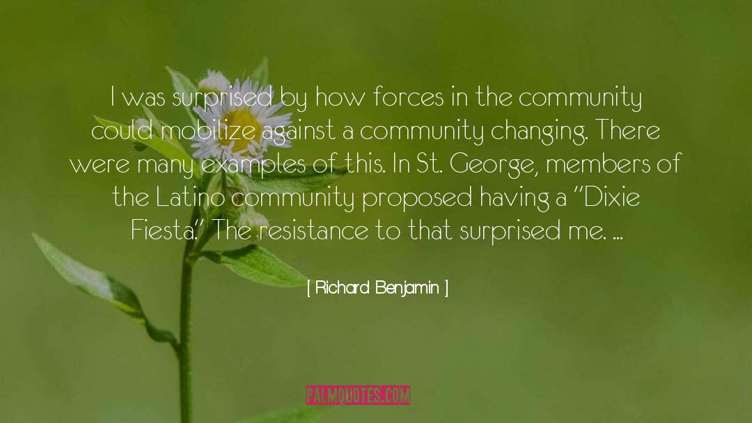 Local Community quotes by Richard Benjamin