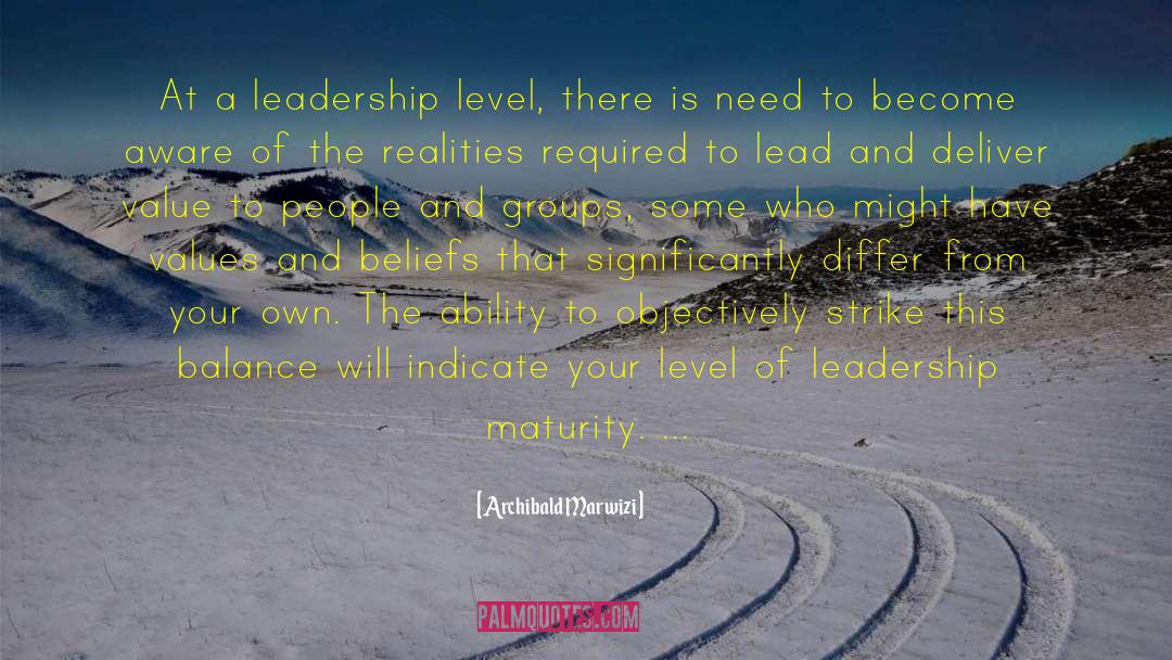 Local Leadership quotes by Archibald Marwizi