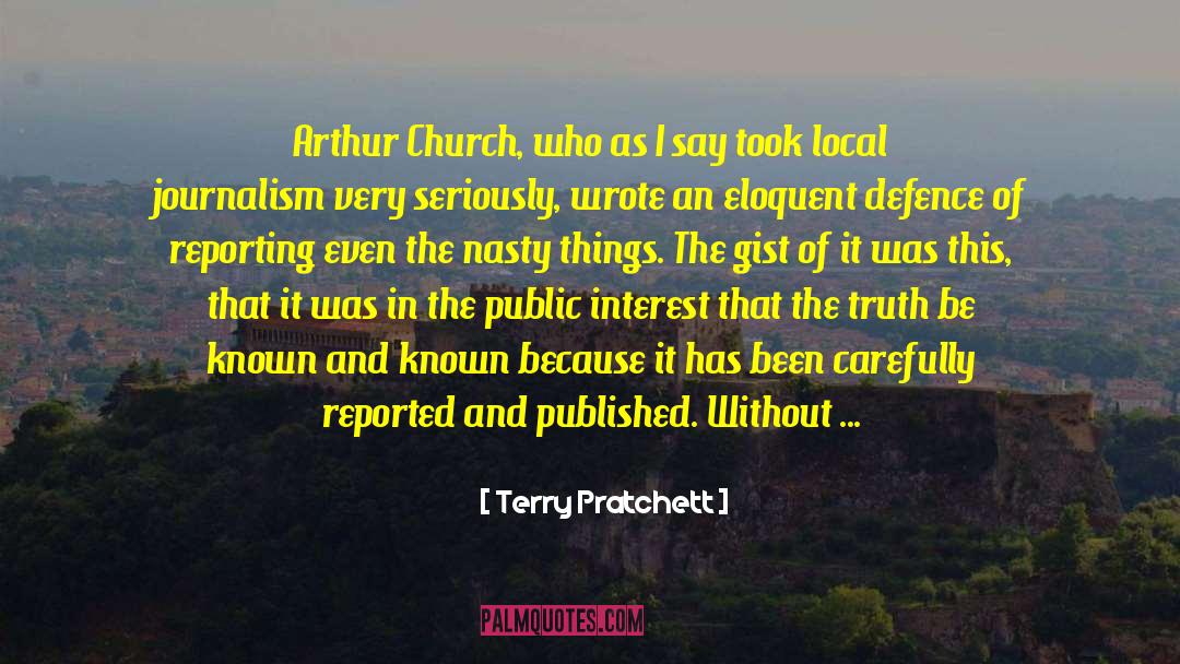 Local News quotes by Terry Pratchett