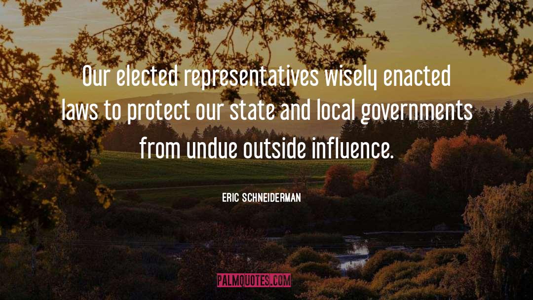 Local quotes by Eric Schneiderman