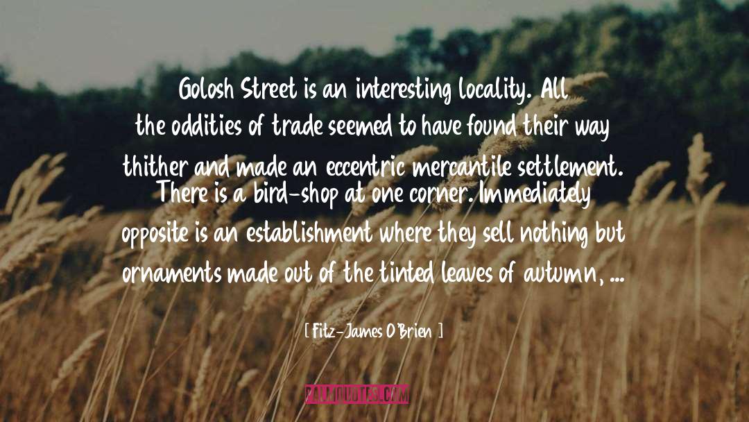 Locality quotes by Fitz-James O'Brien