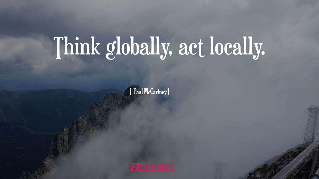 Locally quotes by Paul McCartney