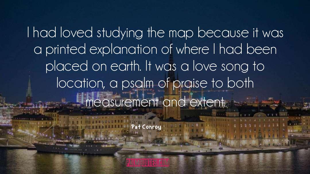 Location quotes by Pat Conroy