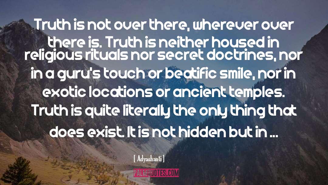 Location quotes by Adyashanti