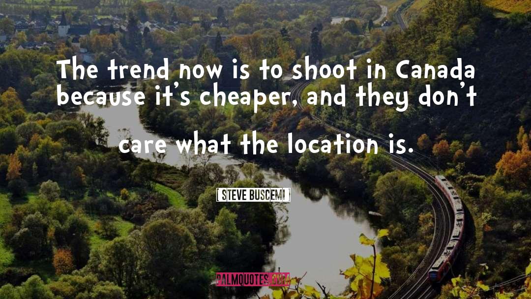 Location quotes by Steve Buscemi