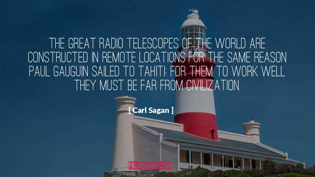 Locations quotes by Carl Sagan