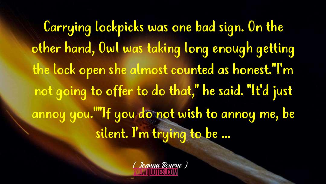 Lock Up quotes by Joanna Bourne