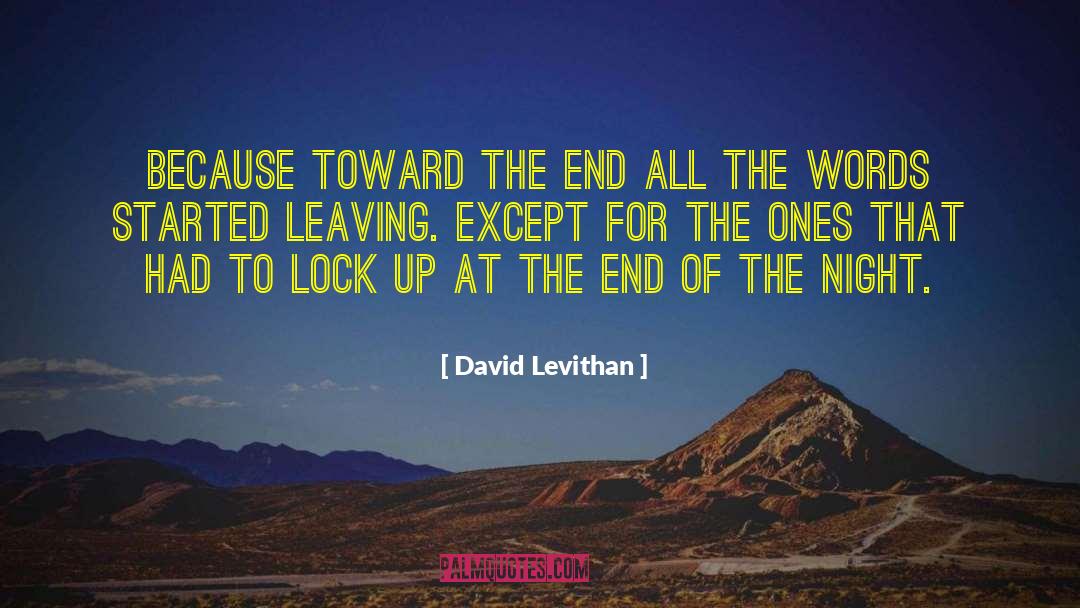 Lock Up quotes by David Levithan