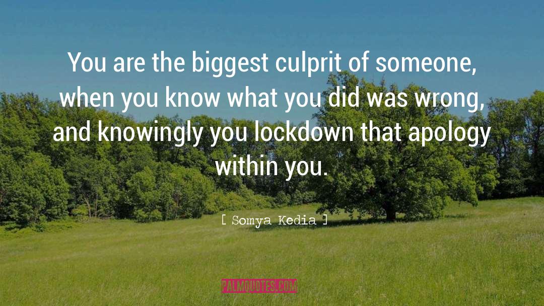 Lockdown quotes by Somya Kedia