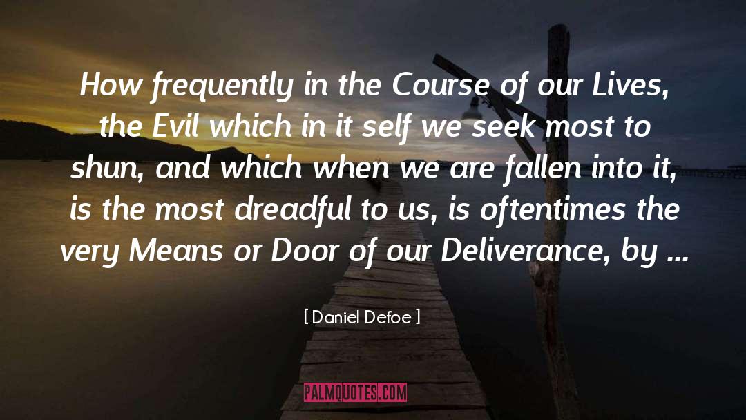 Locked Door quotes by Daniel Defoe