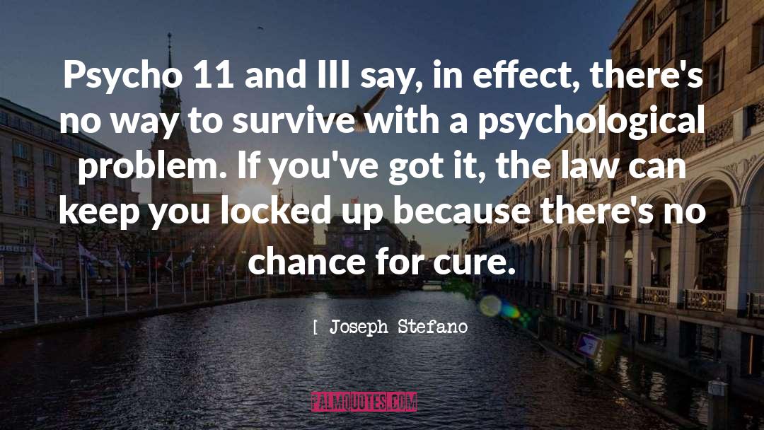 Locked Up quotes by Joseph Stefano