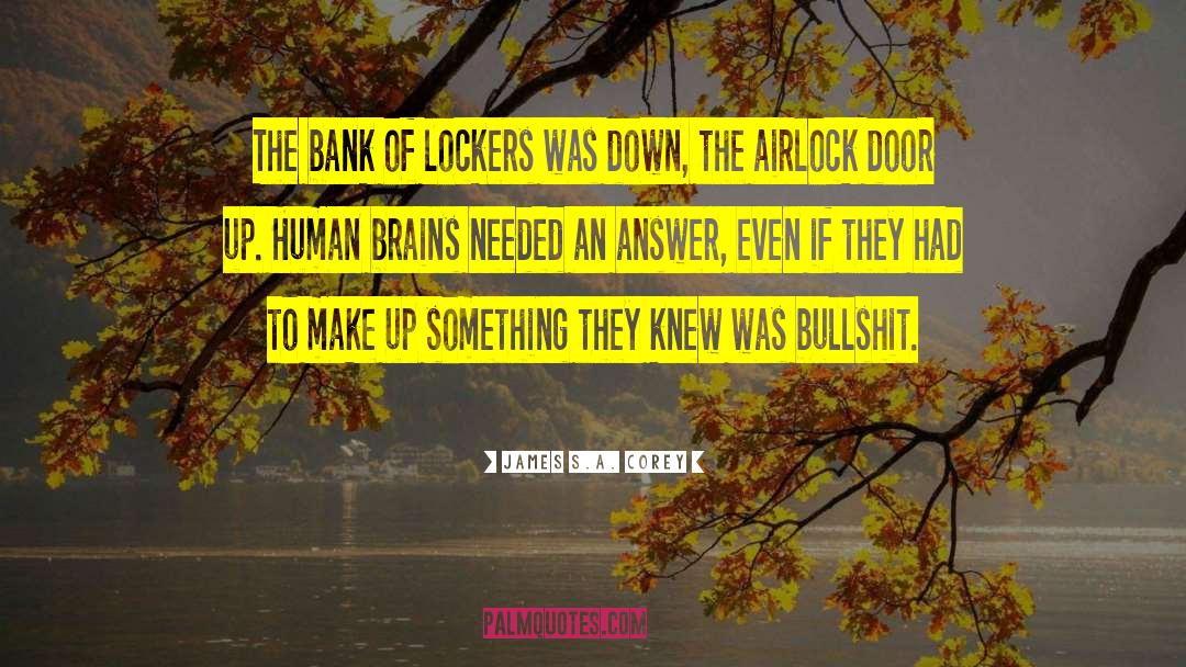 Lockers quotes by James S.A. Corey