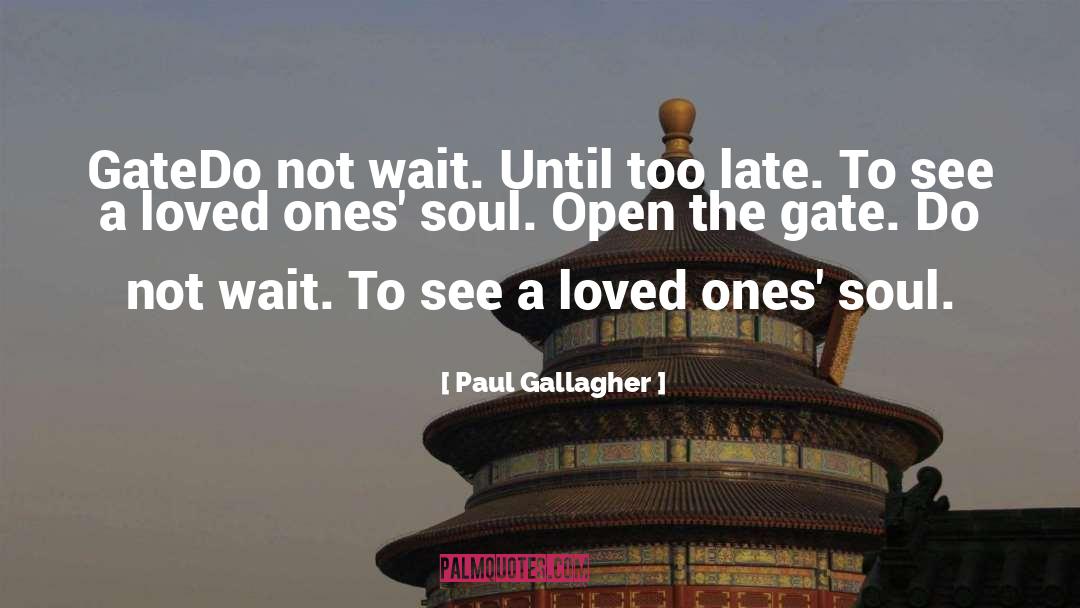 Lockey Gate quotes by Paul Gallagher