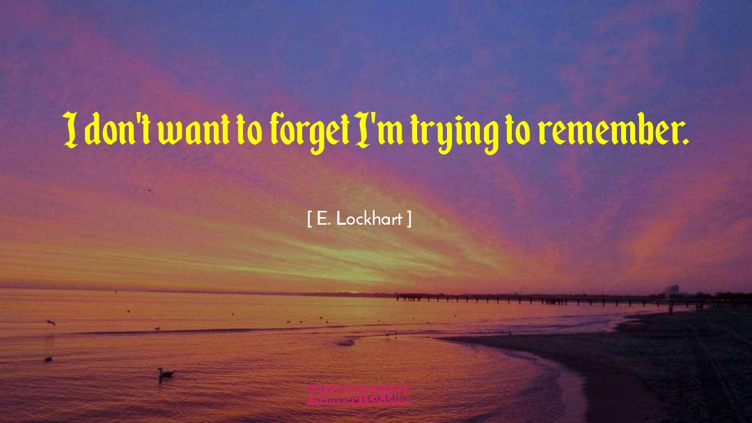 Lockhart quotes by E. Lockhart