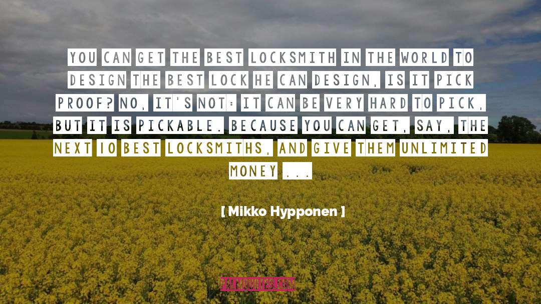 Locksmith quotes by Mikko Hypponen