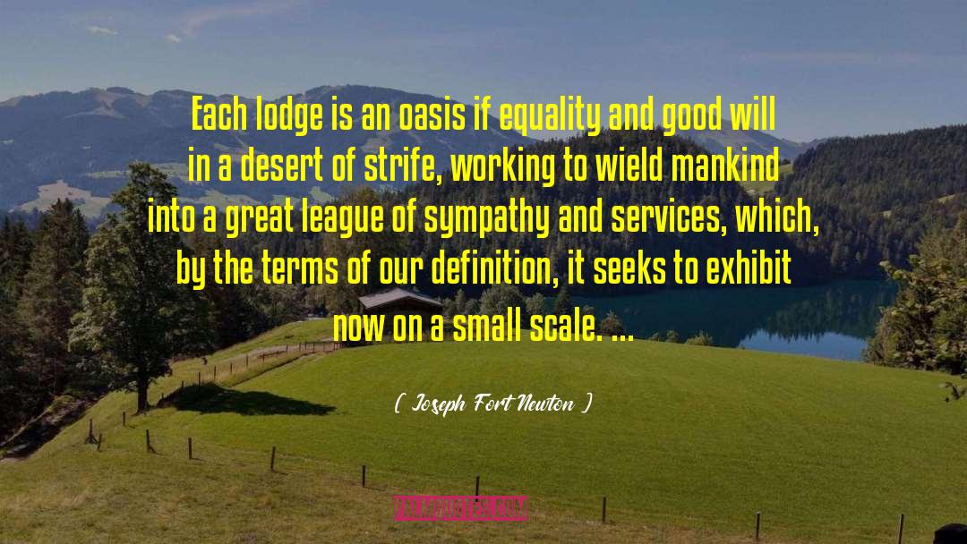 Lodges quotes by Joseph Fort Newton