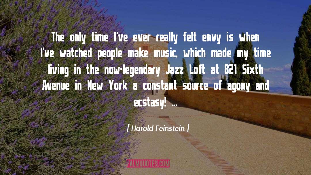 Loft quotes by Harold Feinstein