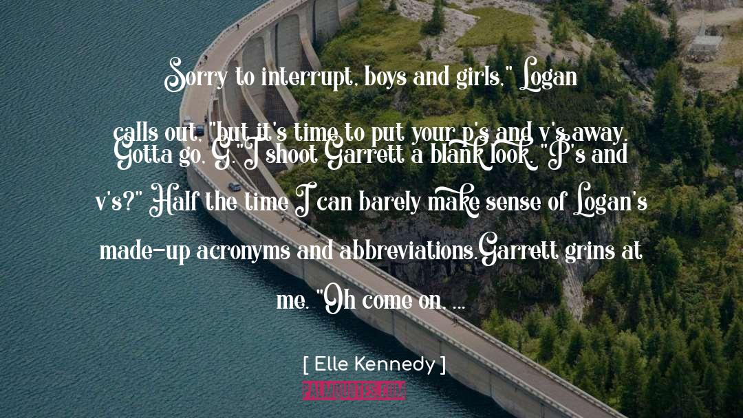 Logan Brandenburg quotes by Elle Kennedy