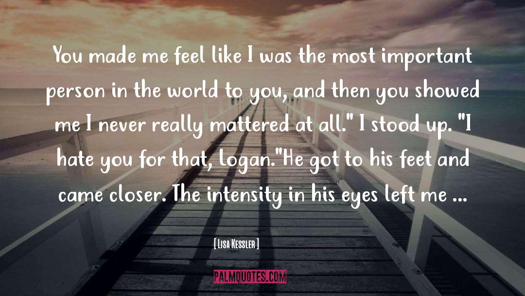 Logan Drake quotes by Lisa Kessler