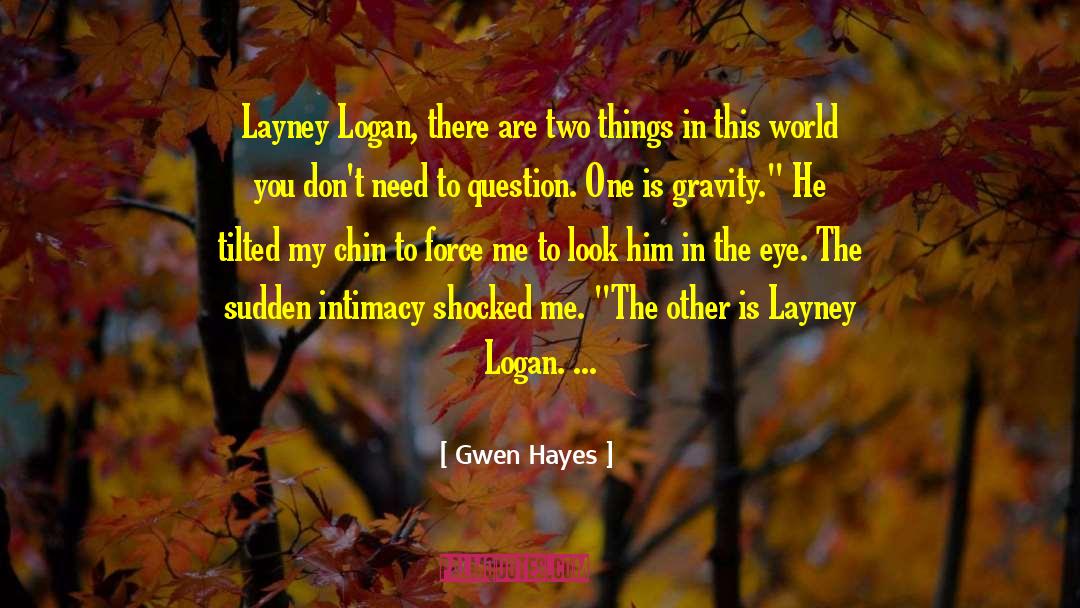 Logan Hair quotes by Gwen Hayes