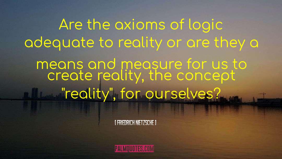 Logic Of The Observer quotes by Friedrich Nietzsche