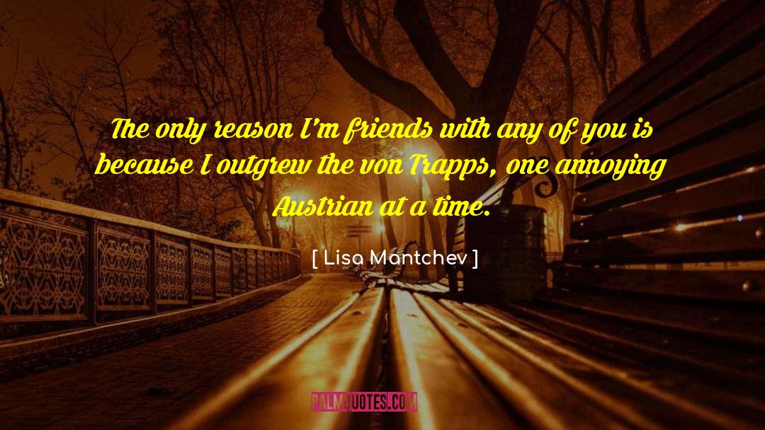 Logic Reason quotes by Lisa Mantchev